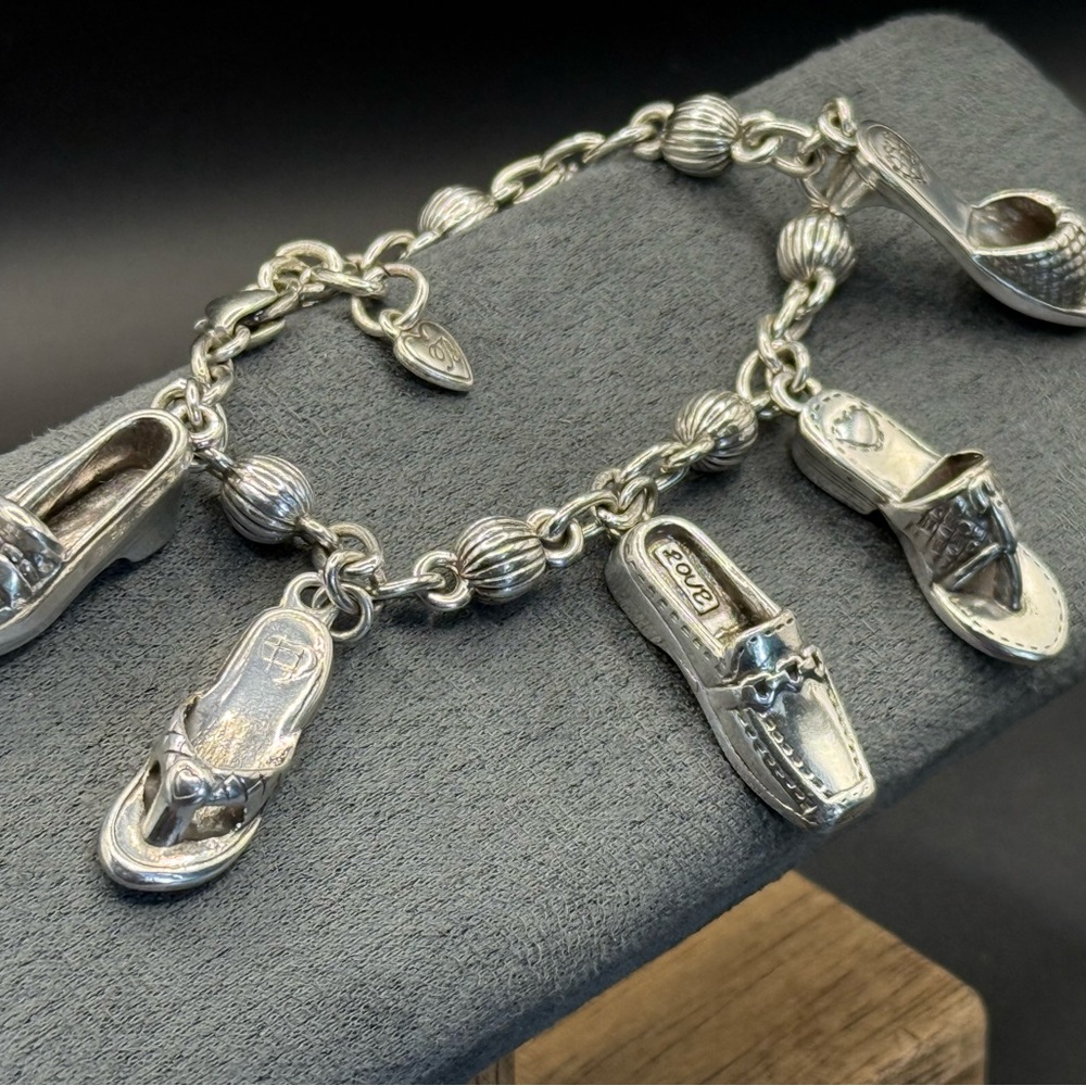 Brighton “Shoe Love” Charm Bracelet, Excellent Condition…